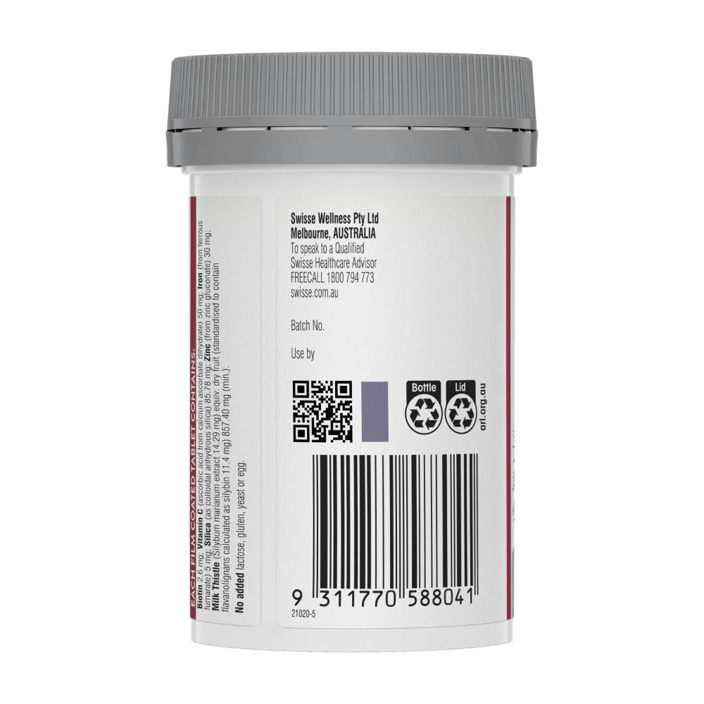 Swisse Beauty Hair Skin Nails+ For Beauty From Within - 60 pack