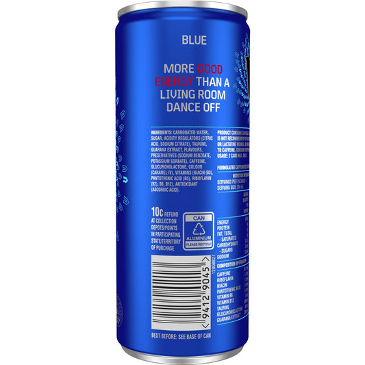 V Energy Drink Blue Can 250mL