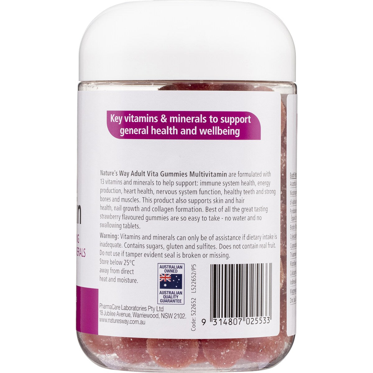 Nature's Way Vitagummies For Adults Multi-Vitamin 120 pack