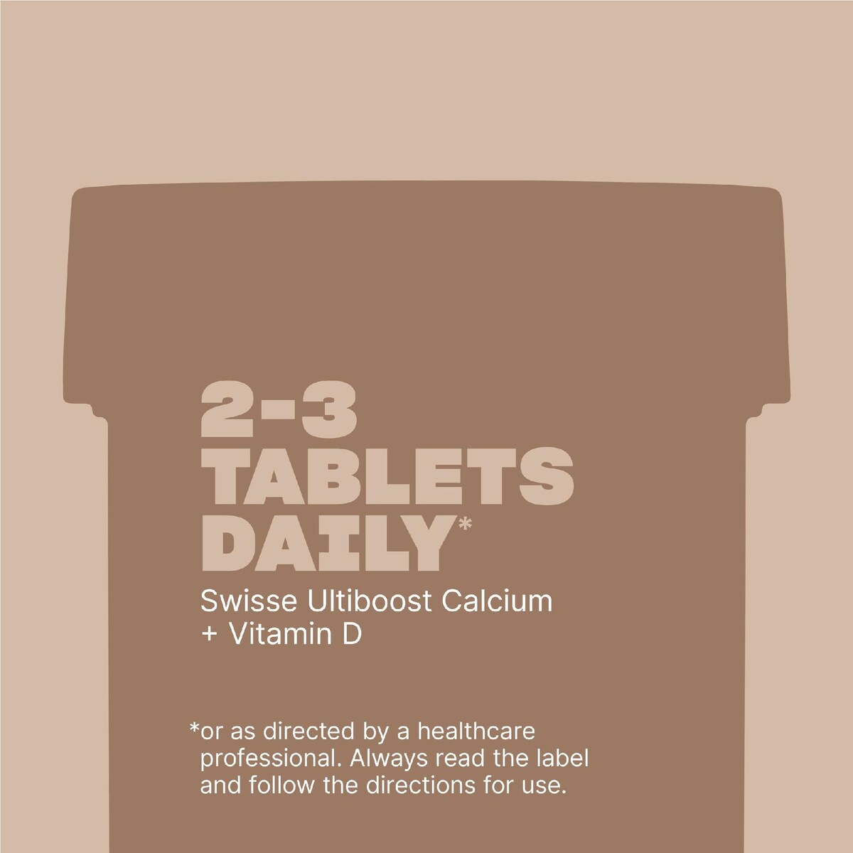 Swisse Ultiboost Calcium + Vitamin d Tablets For Bone Health 90 Pack