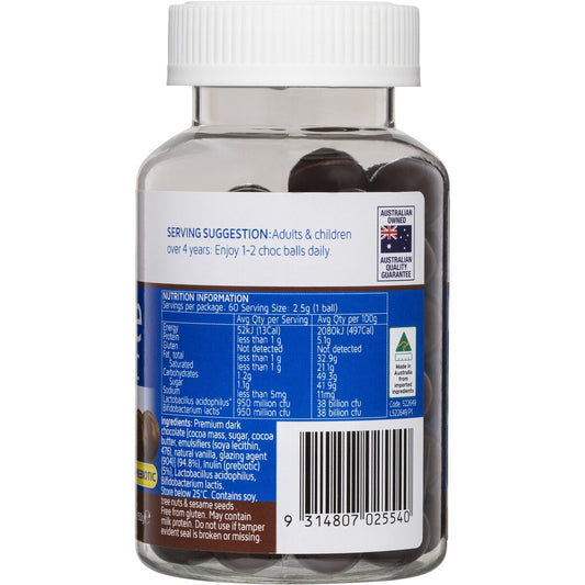 Nature's Way Restore Daily Probiotic Chocballs 60 pack