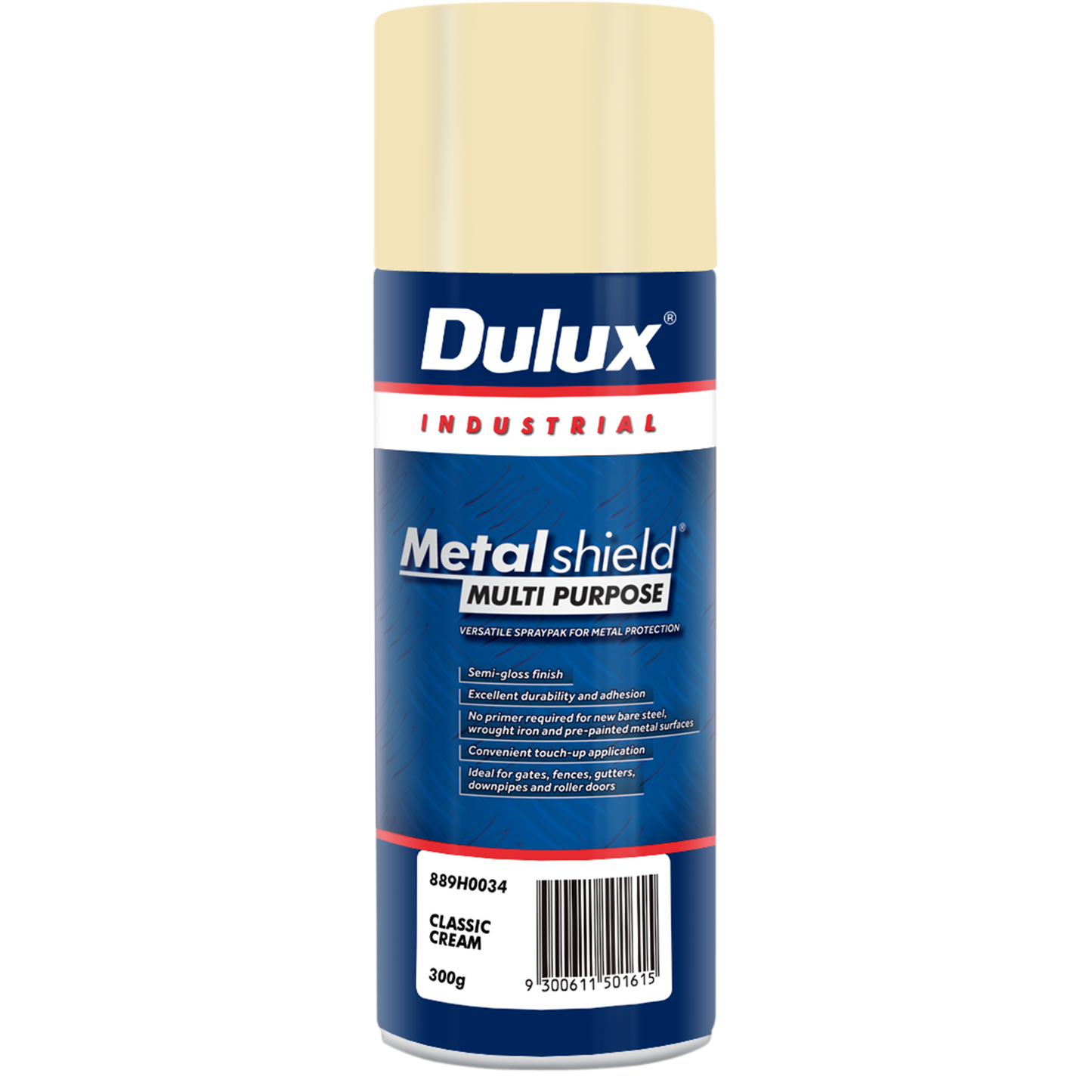 Dulux Metalshield Spray Paint - 300g - Classic Cream