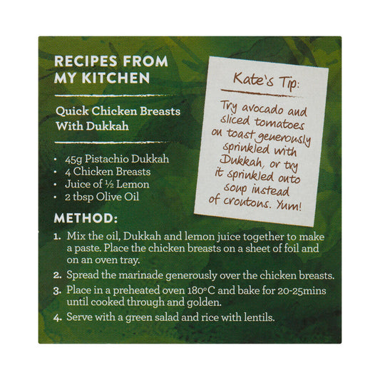 Table Of Plenty Dukkah Pistachio Spice Mix - 45g