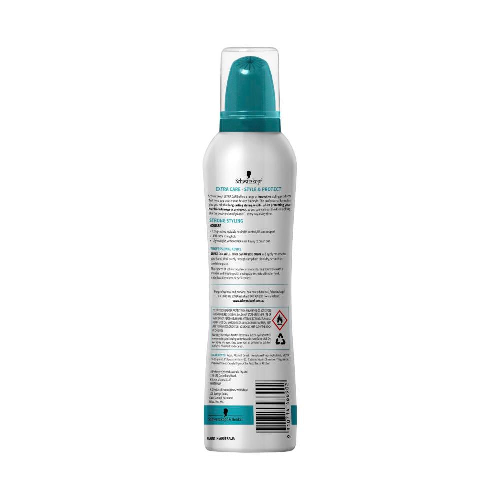 Schwarzkopf Extra Care Strong Hold Mousse - 150g