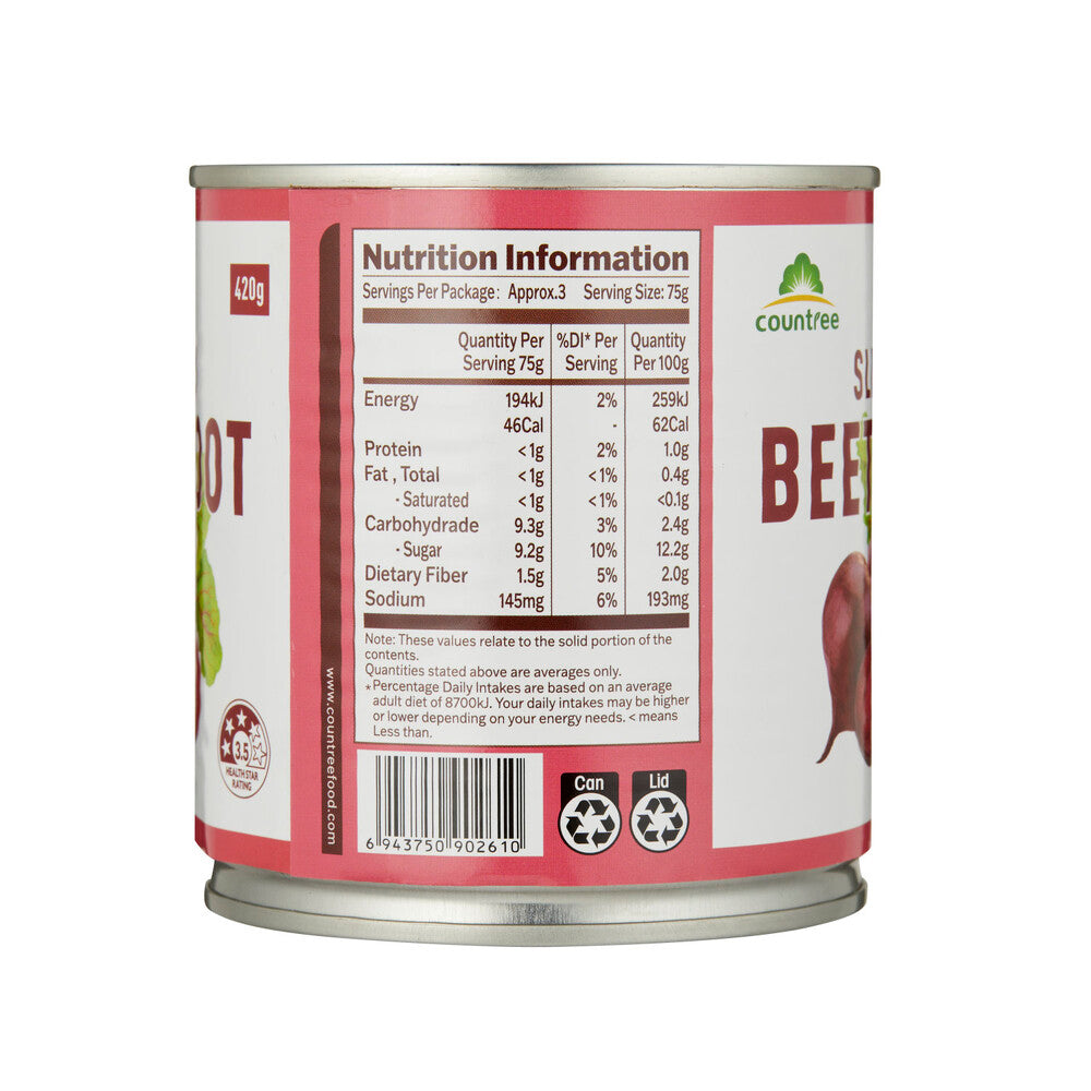Countree Sliced Beetroot - 420g