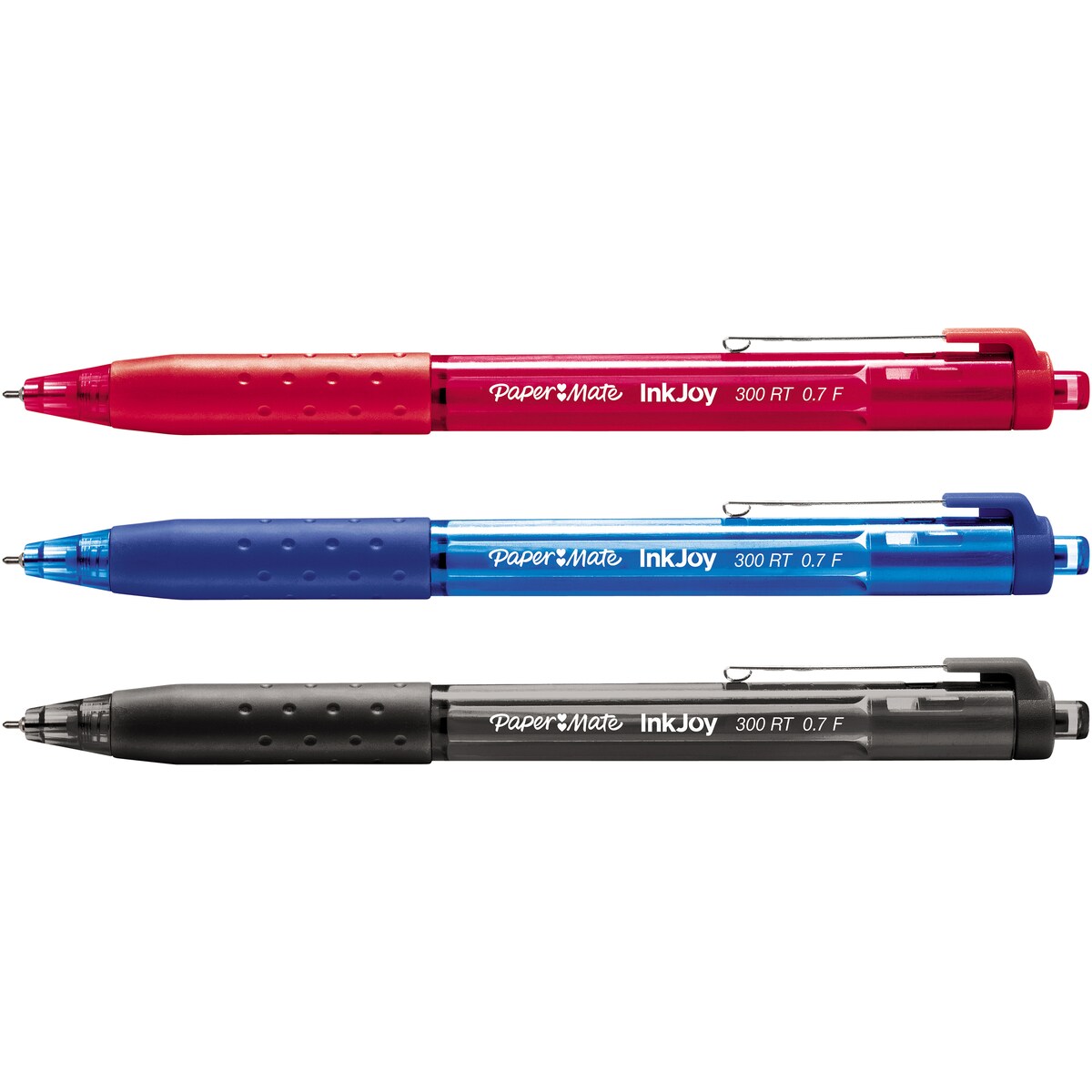 Paper Mate Inkjoy 300rt Ballpoint Pens Assorted Colours 4 Pack