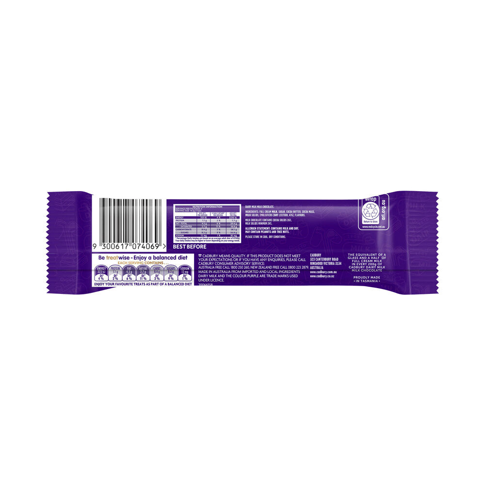 Cadbury Twirl Chocolate Bar 4 Pack - 58g
