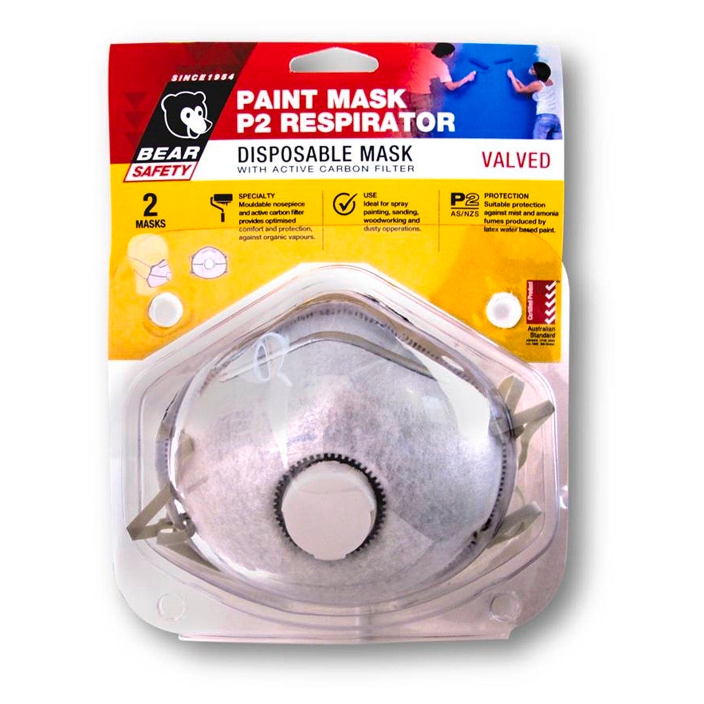 Bear Disposable Mask - 2 Pack
