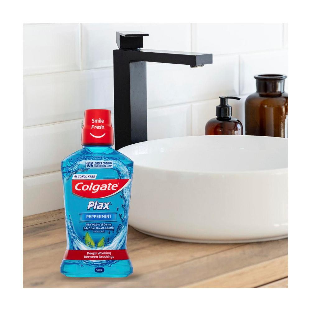 Colgate Plax Peppermint Dental Mouthwash - 500mL