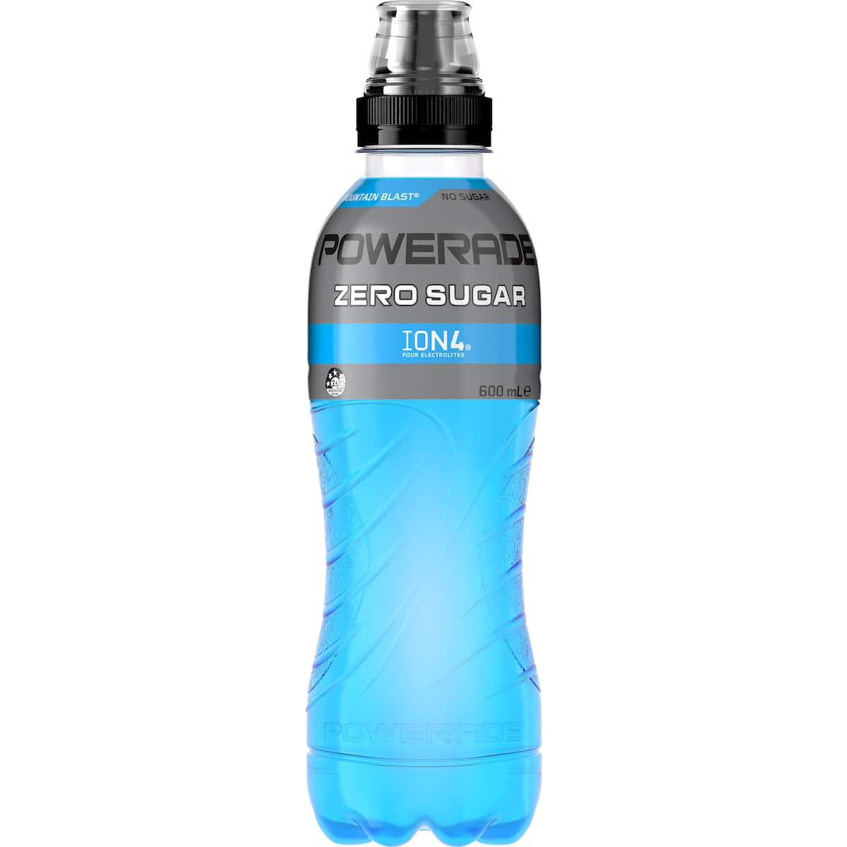 Powerade Mountain Blast Zero Sports Drink Sipper Cap 600ml