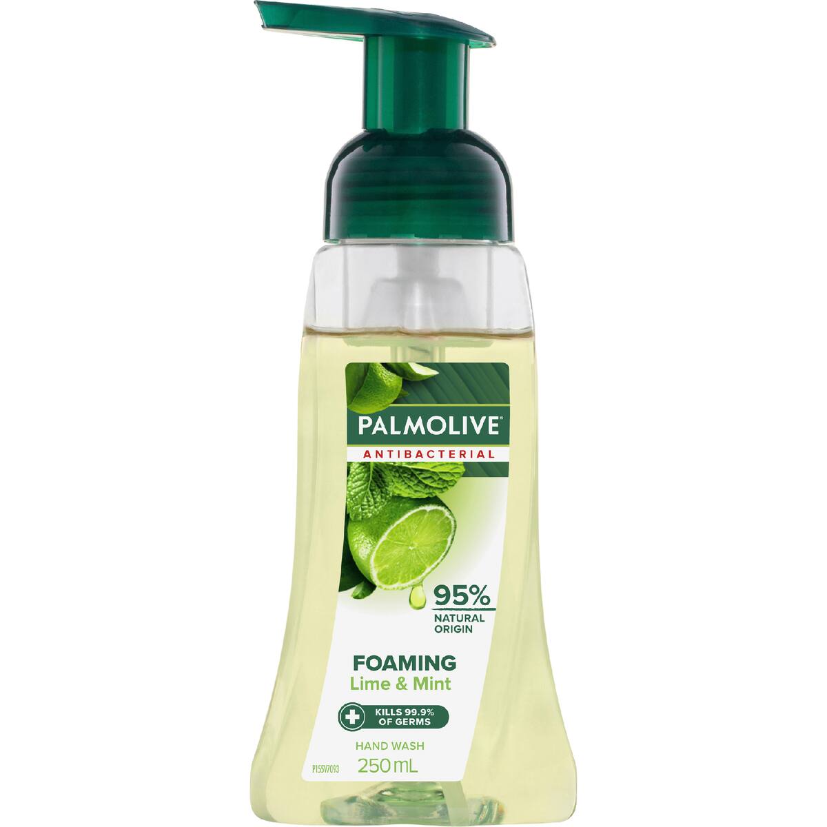 Palmolive Foaming Liquid Hand Wash Antibacterial Soap Pump Lime 250ml