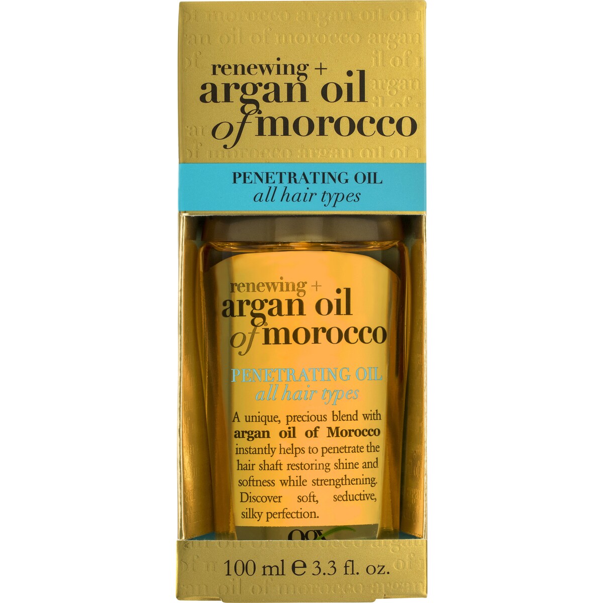 OGX Argan Oil Penetrating Hair Oil For Dry & Heat Styled Hair 100mL