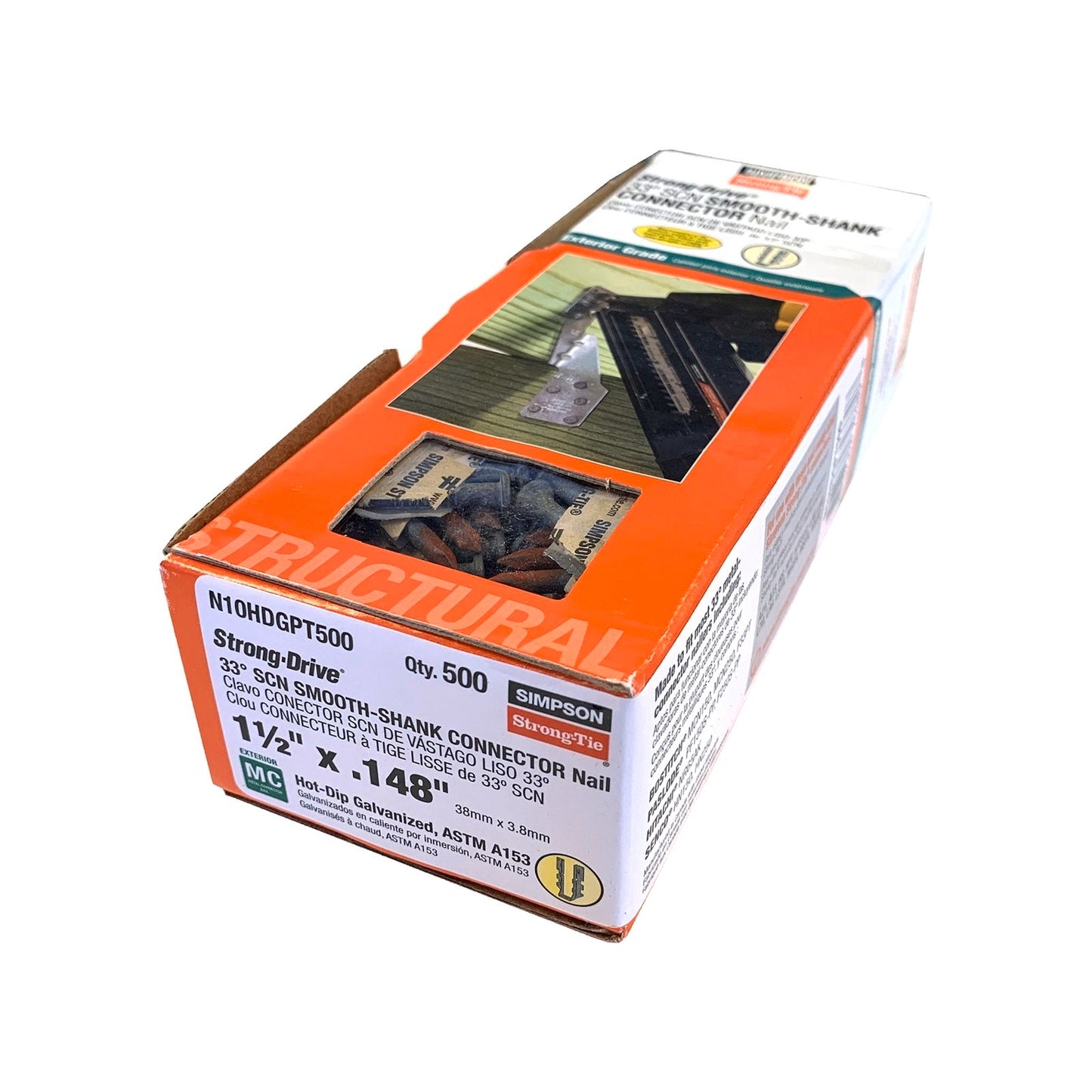 Simpson Strong Tie Collated Connector Nails - 3.75 x 38mm - 500 Pack