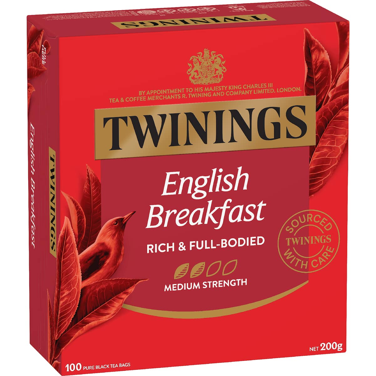 Twinings English Breakfast Tea Bags 100 Pack