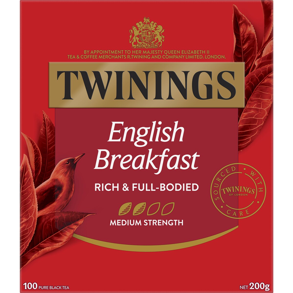 Twinings English Breakfast Tea Bags 100 pack