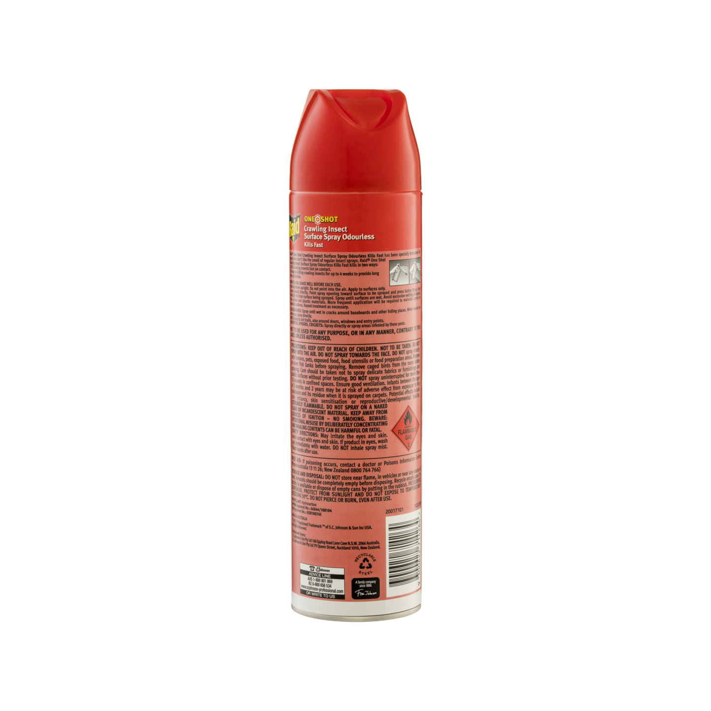 Raid One Shot Pest Spray - 450g