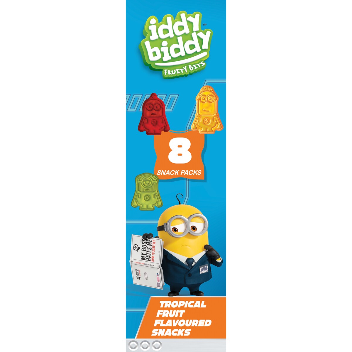 Iddy Biddy Fruit Snacks Tropical 20g X8 Pack