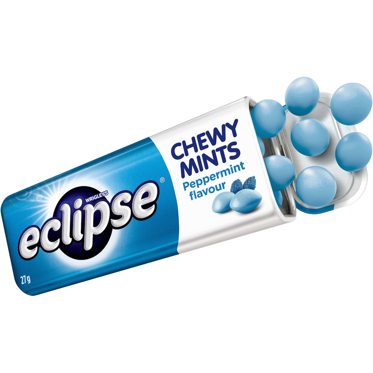 Eclipse Peppermint Chewy Mints Tin 27g