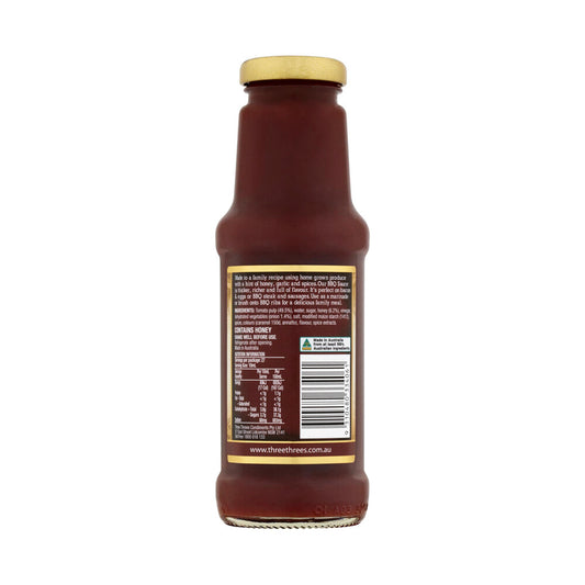 Three Threes Rib BBQ Sauce - 275mL