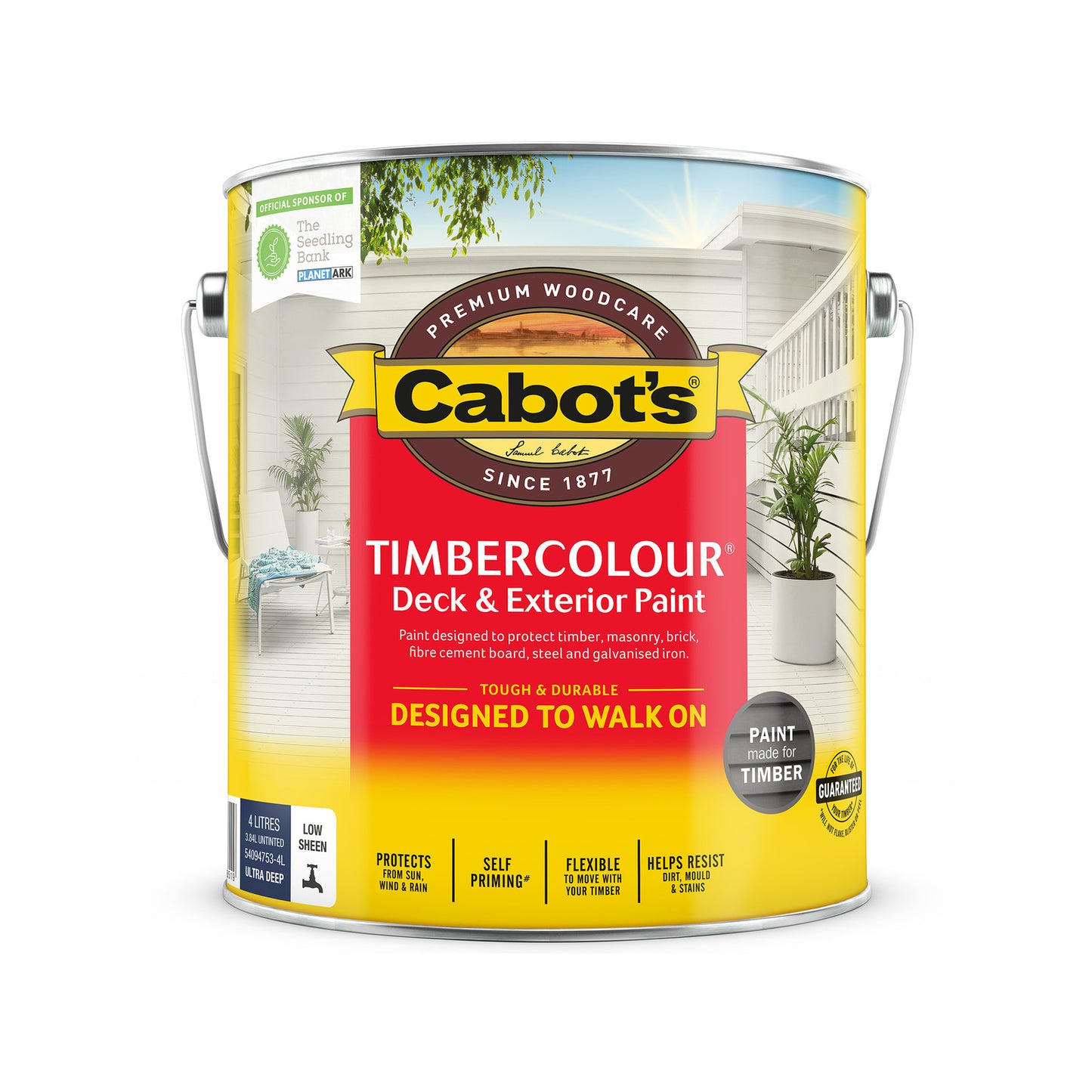 Cabot Deck and Exterior Paint - 4L