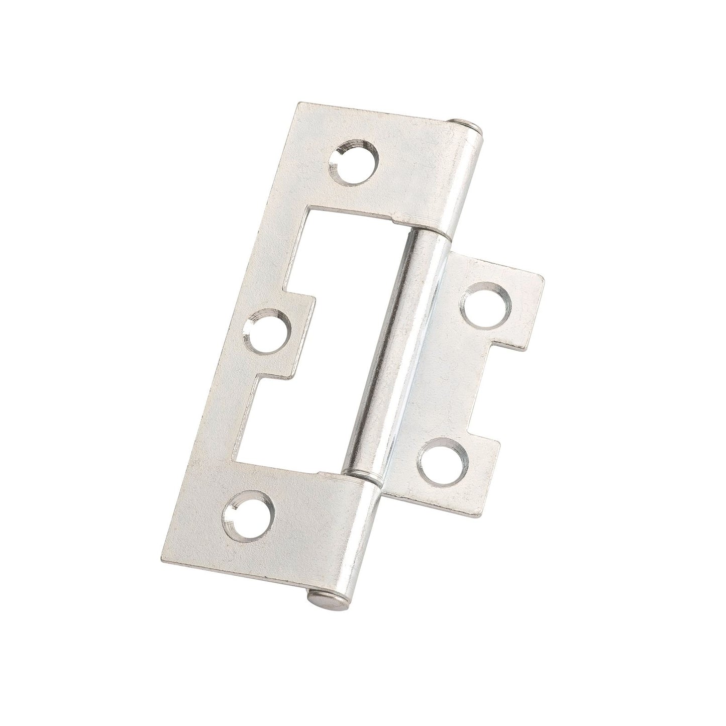 Lane Zinc Plated Easy Fit Flat Fixed Pin Hinge - 50mm - 20 Pack