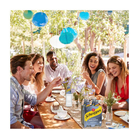 Schweppes Soda Water Bottle 300ml x 4 Pack