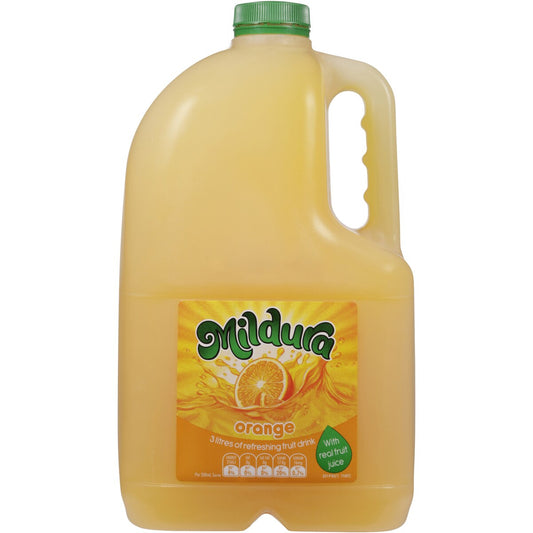 Mildura Orange Fruit Drink 3L