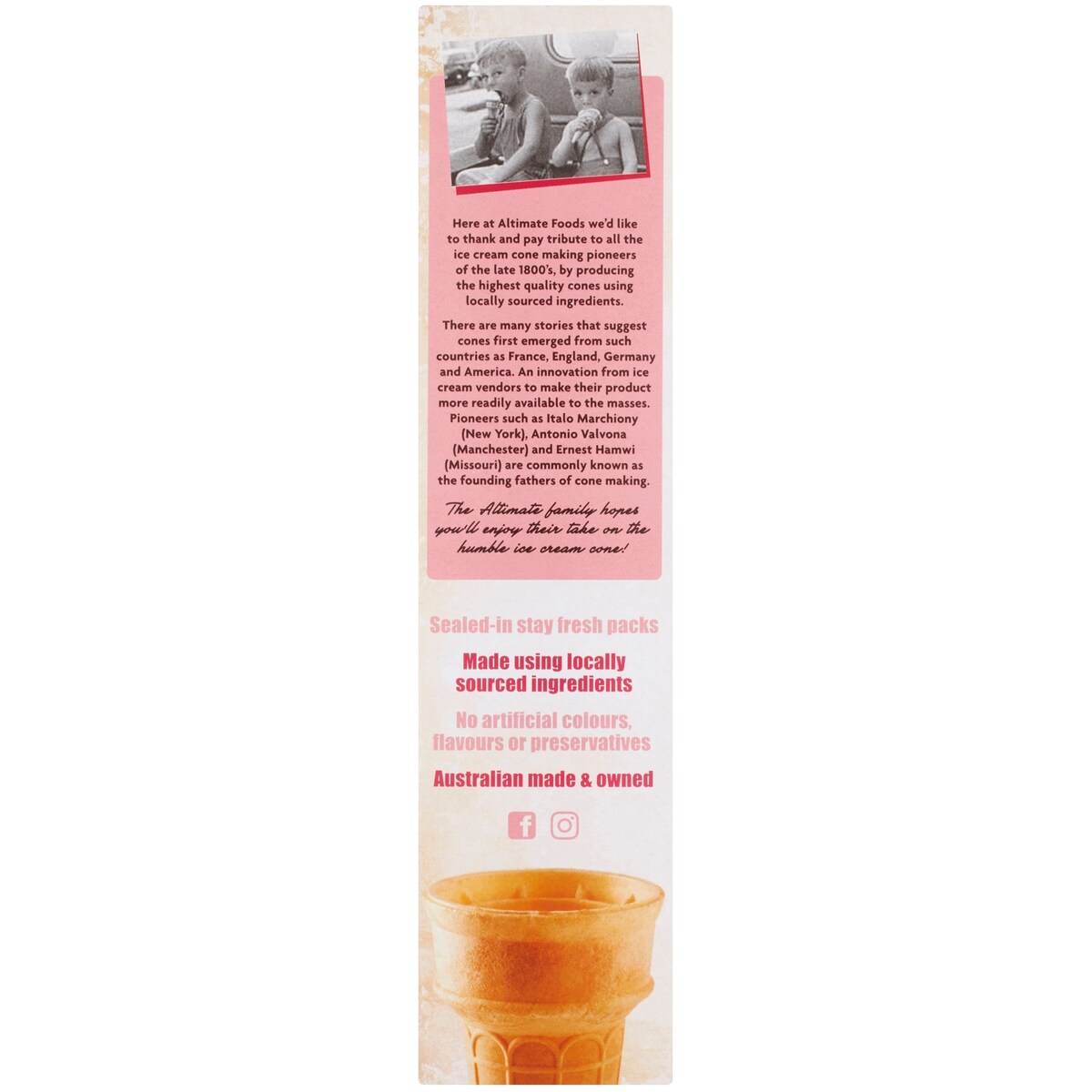 Altimate Funtime Traditional Wafer Cups 21 pack