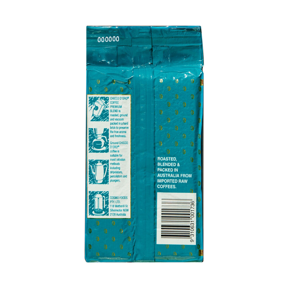 Chicco D'Oro Premium Blend Delta Ground Coffee - 200g