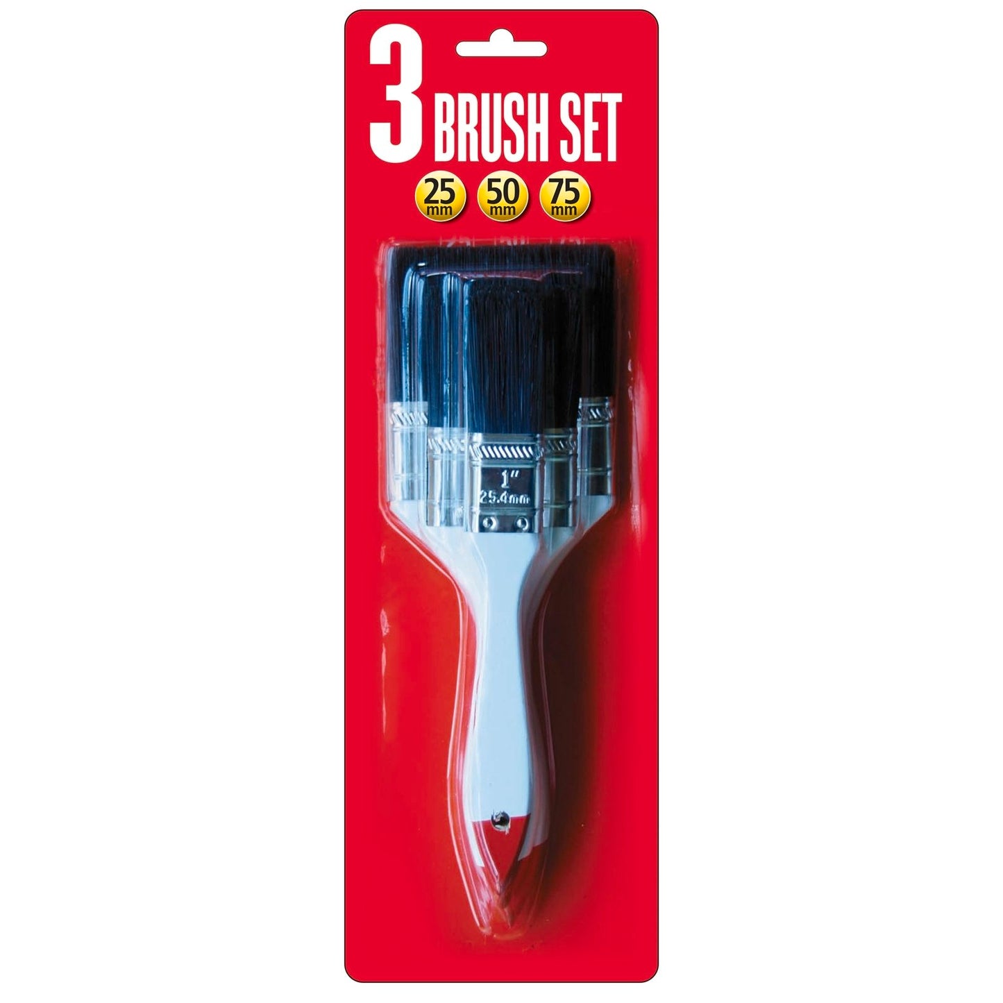Uni Pro Paint Brush Set - 25, 50, 75mm