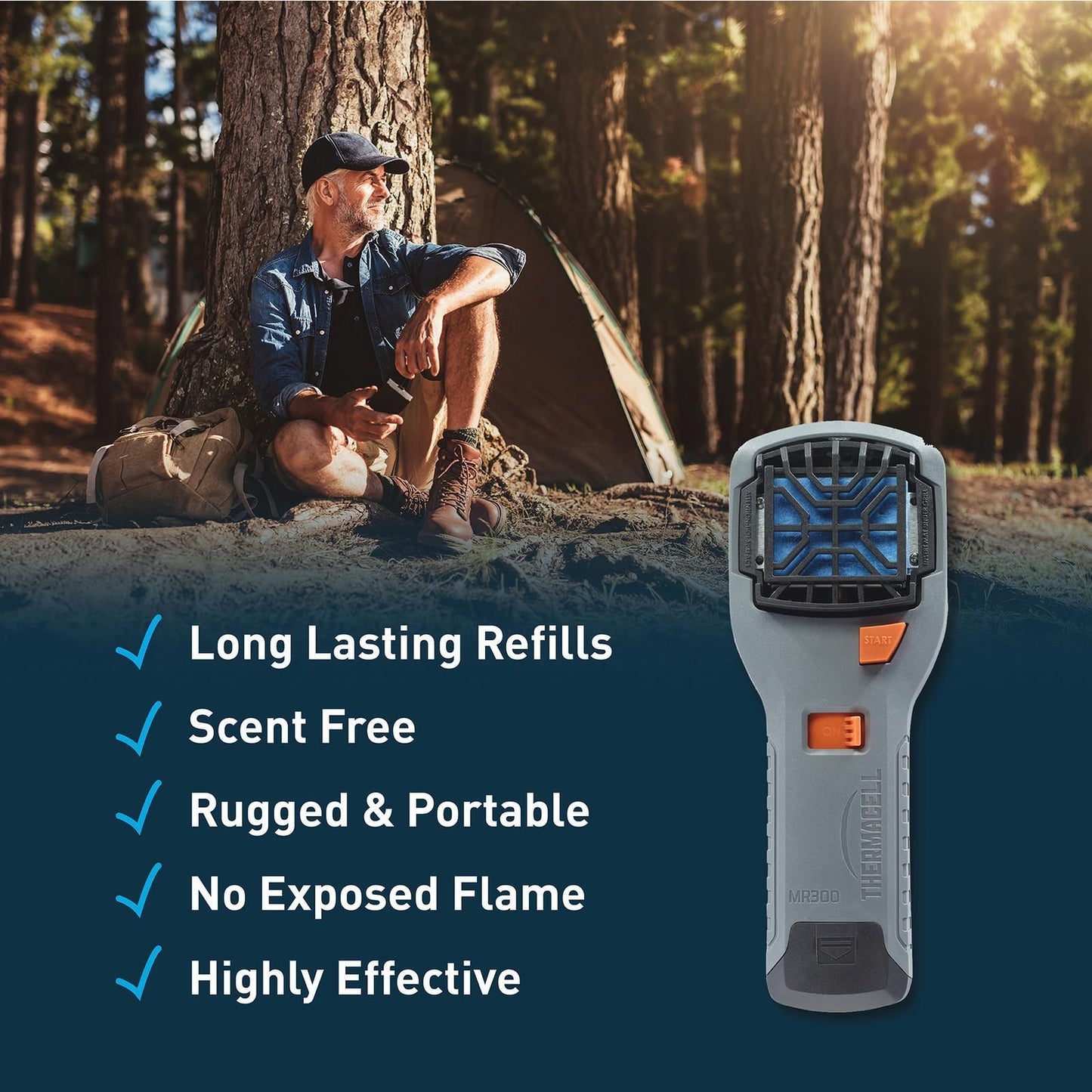 Thermacell Insect Repeller - 160mm - Grey