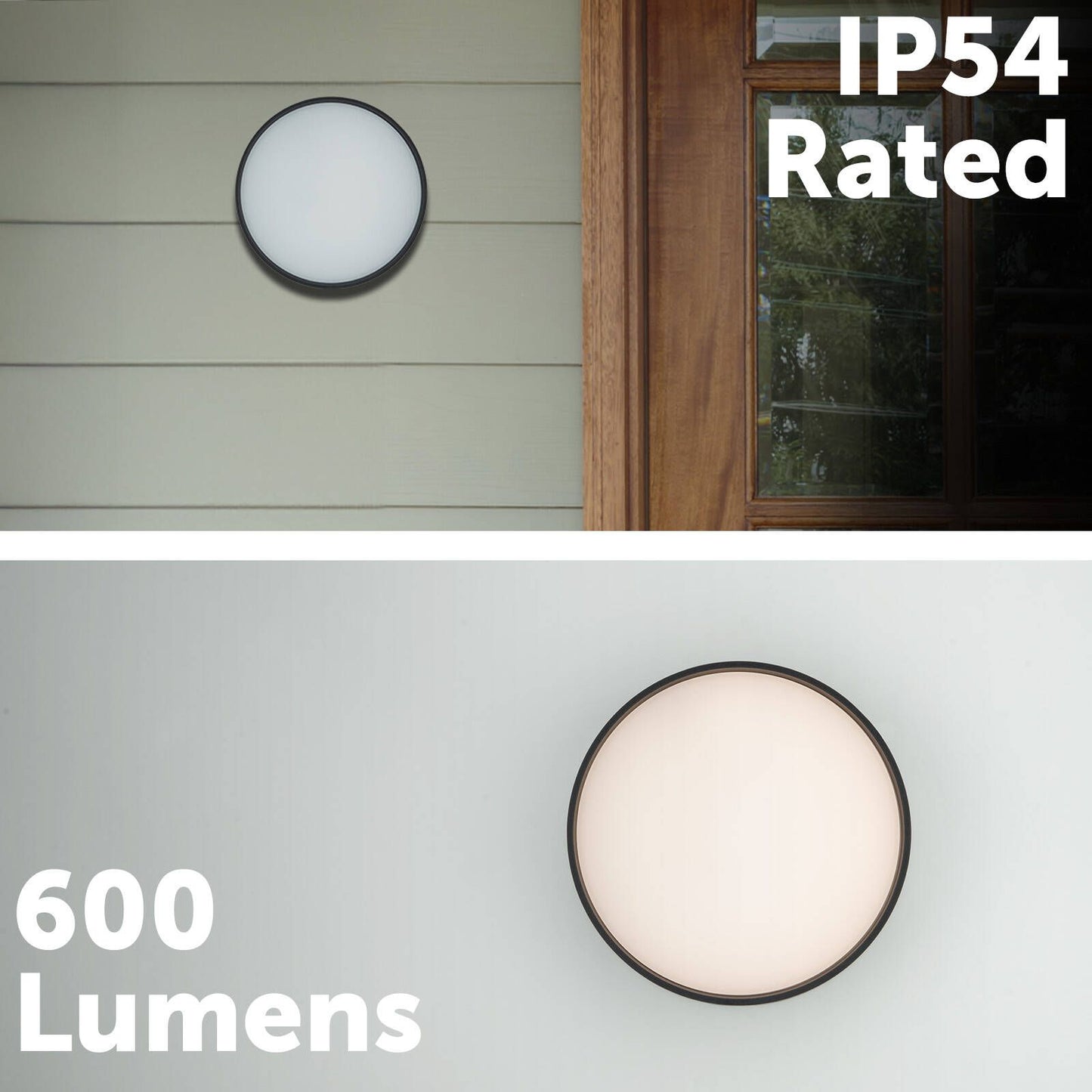 Arlec LED Kea Bunker Light - 10W - 600 Lumen - Black