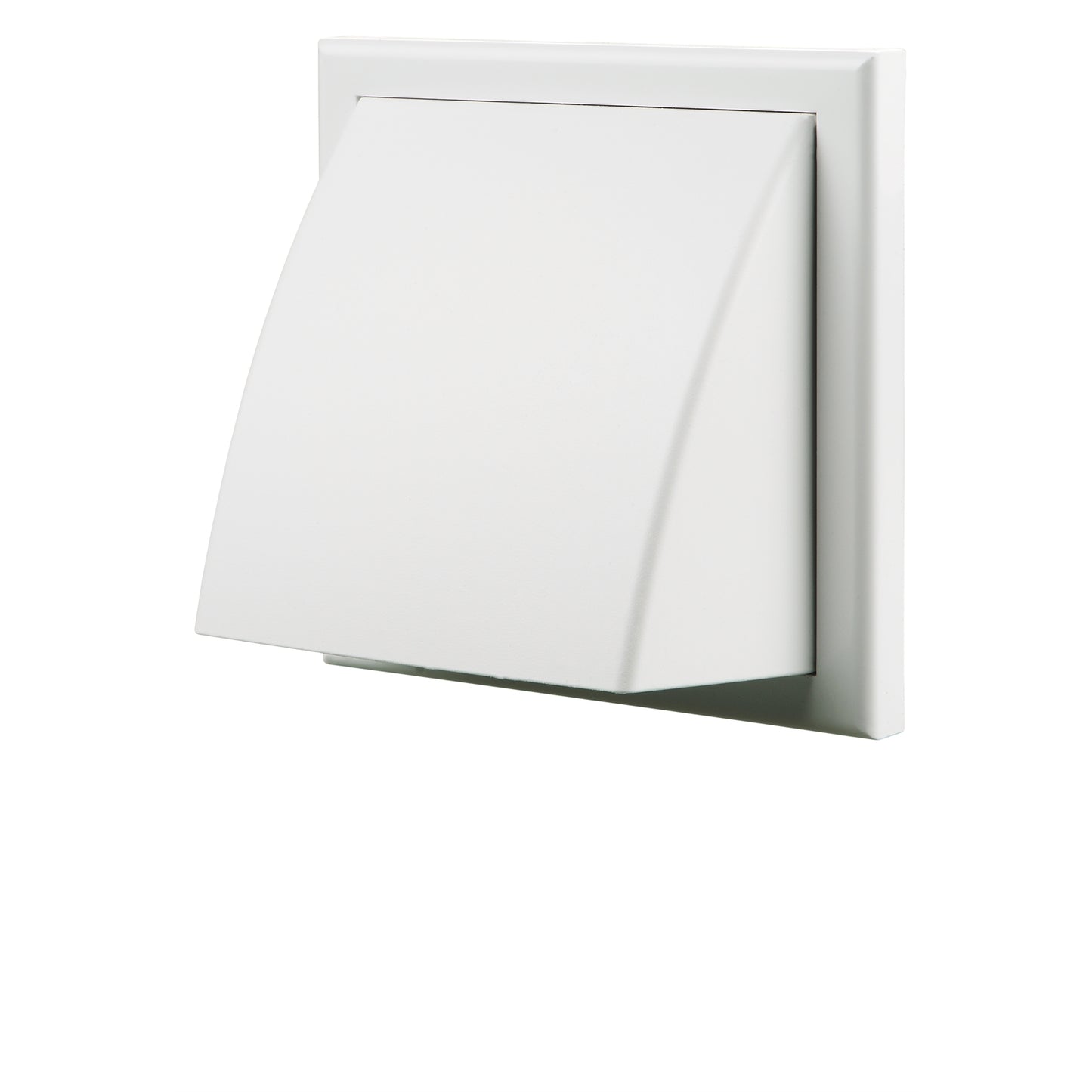 Blauberg White Weatherproof Exterior Wall Cowl - 100mm