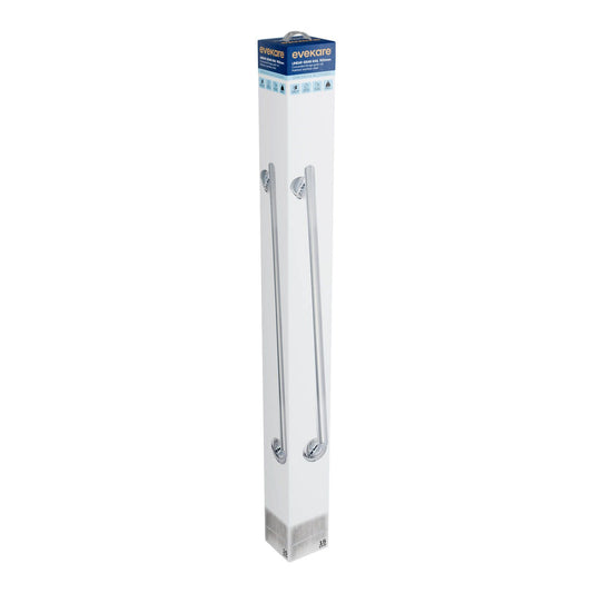 Evekare Linear Grab Rail - 900mm - Polished Stainless Steel