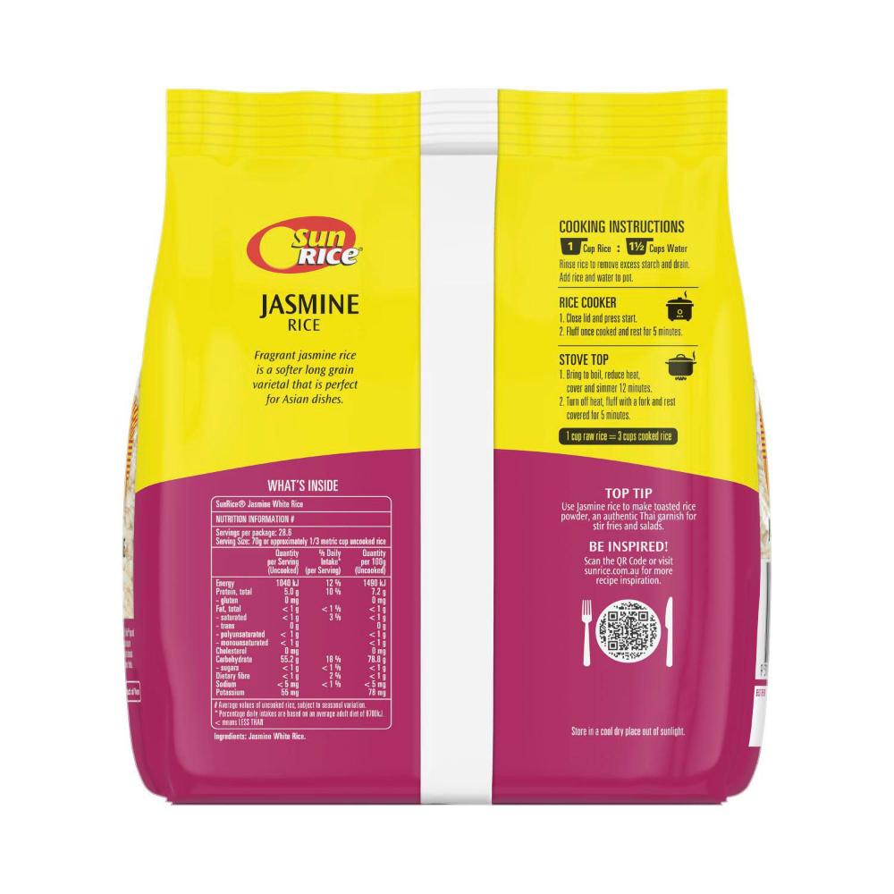 Sunrice Jasmine Rice - 2kg