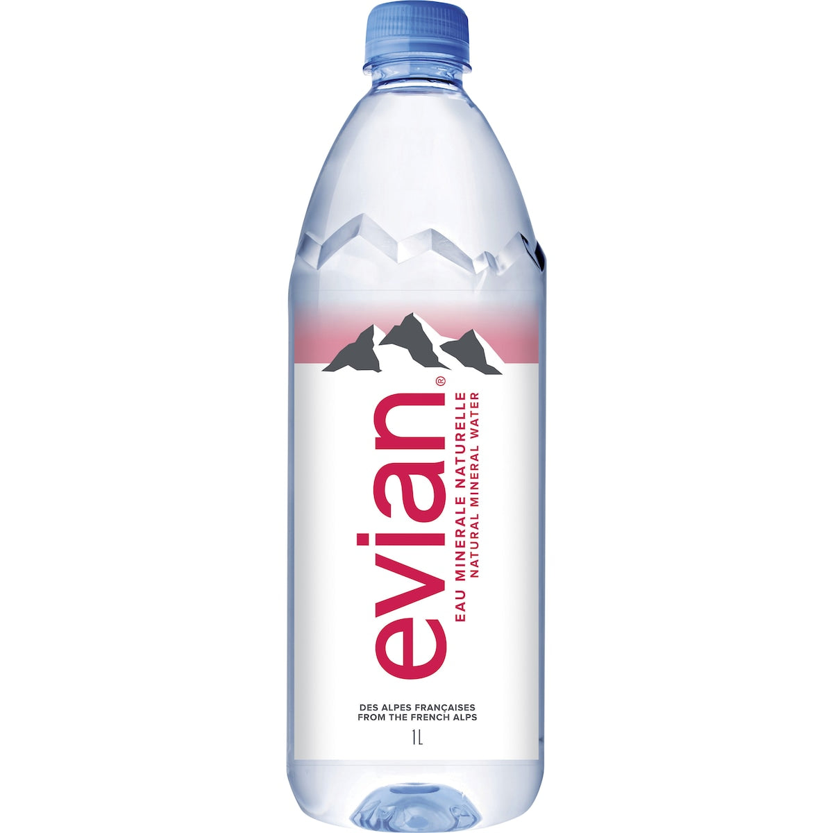Evian Natural Mineral Water 1L
