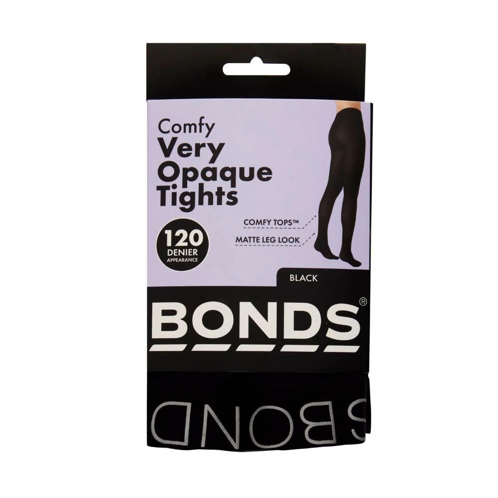 Bonds 120d Black Opaque Tights Small/medium - 1 Pack