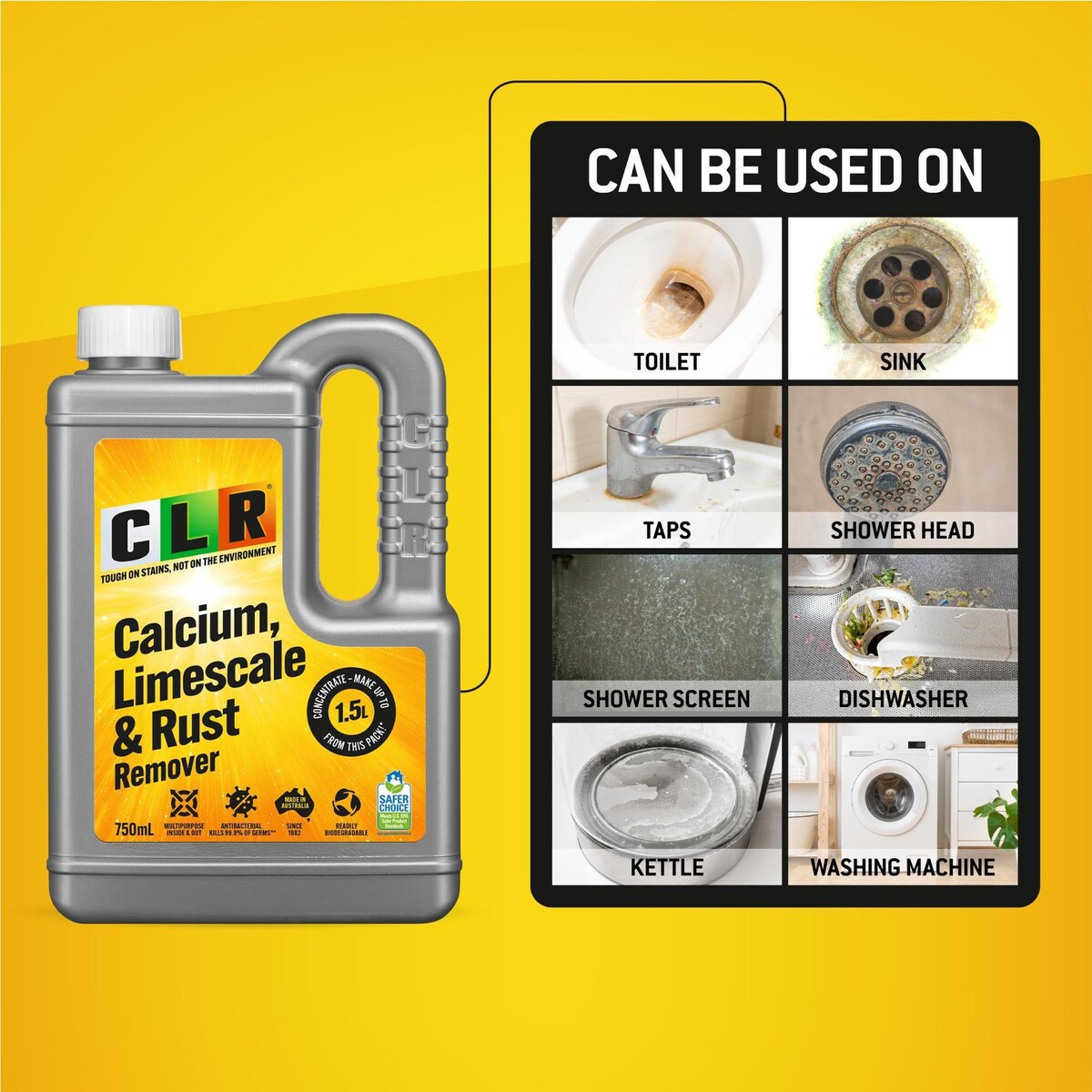 CLR Multipurpose Cleaner - Calcium Limescale & Rust 750mL