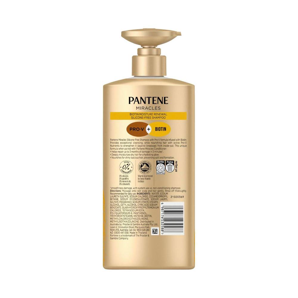 Pantene Miraes Biotin Moisture Renewal Shampoo - 650mL