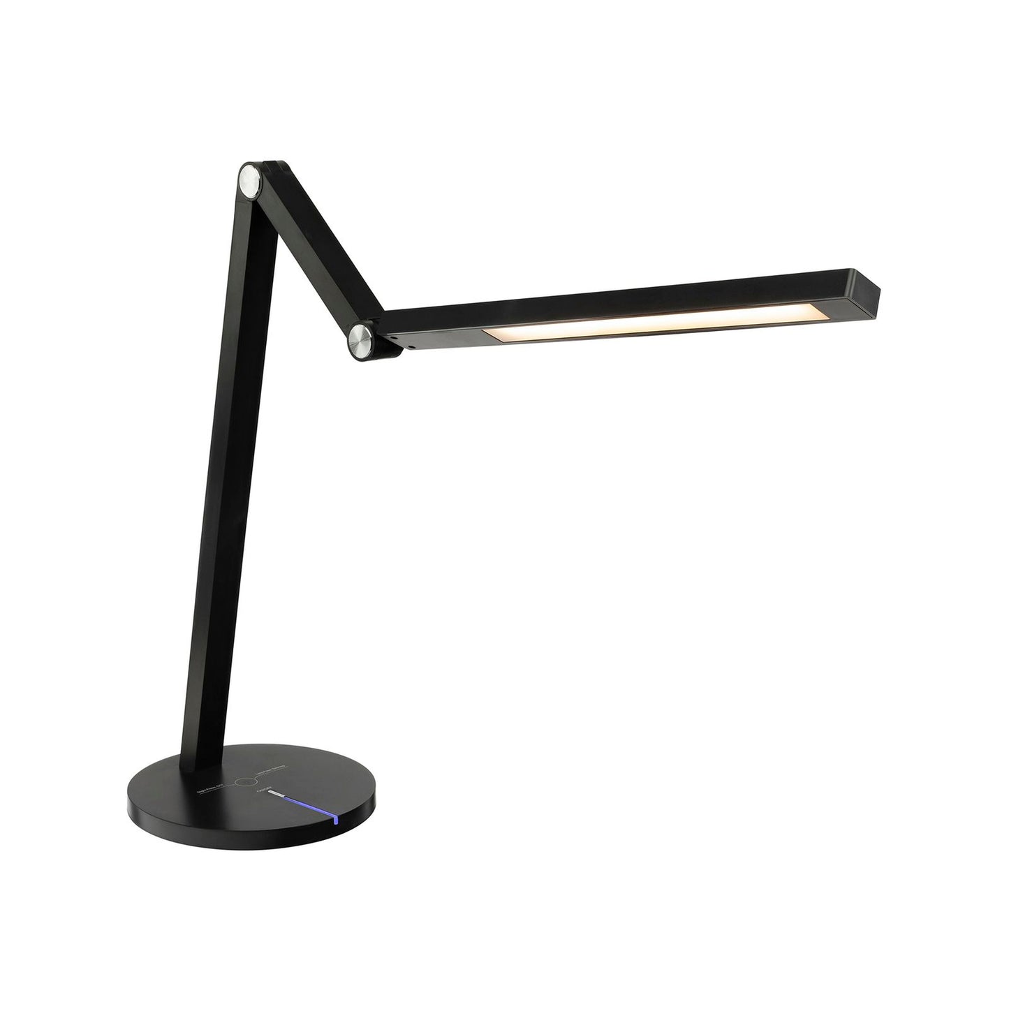 Brilliant Black Concertina LED Desk Lamp - 500 Lumens