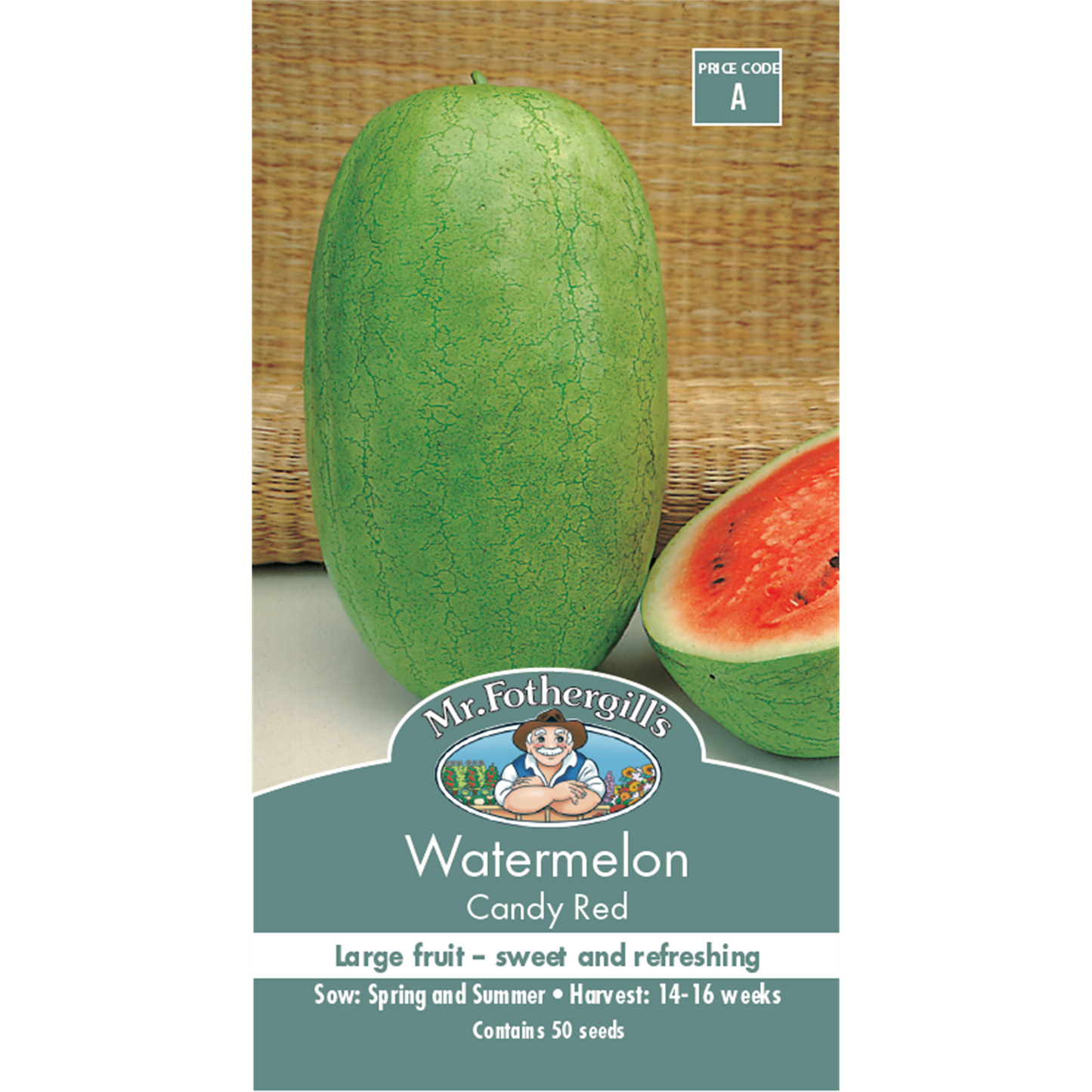 Mr Fothergill Watermelon Seeds - Candy Red