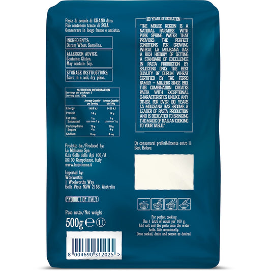 La Molisana Pastificio Extra Di Lusso Penne Rigate 500g