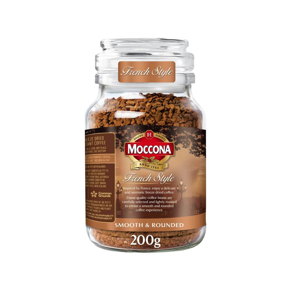 Moccona French Style Smooth & Rounded Instant Coffee - 200g