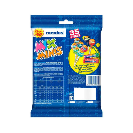 Chupa Chups Mix Of Mini's 35 Pack - 290g