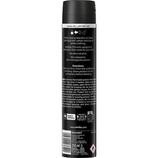 Nivea Men Black & White Original Antiperspirant Deodorant 250ml
