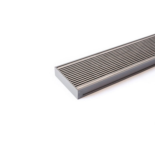 Grates 2 Go Shower Grate - 1250mm - 316 Stainless Steel - Modular Kit