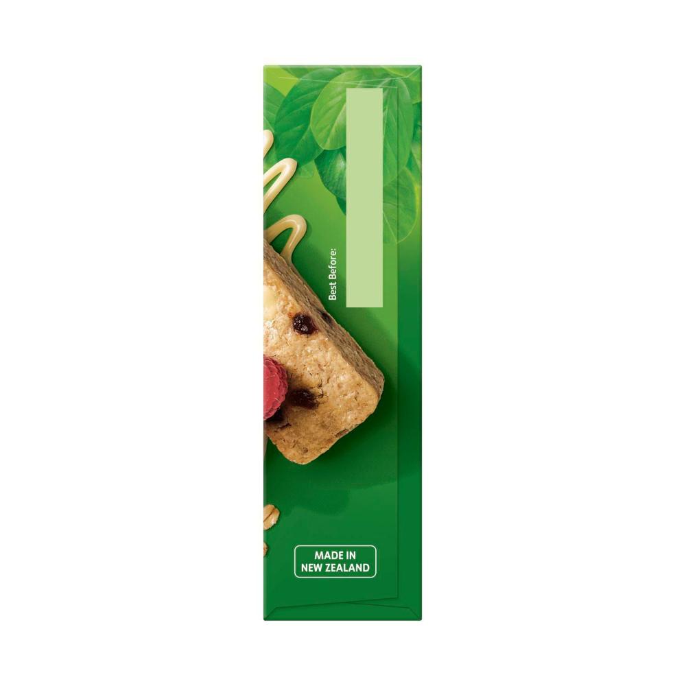 Mother Earth Raspberry & White Chocolate Baked Oaty Slice - 240g