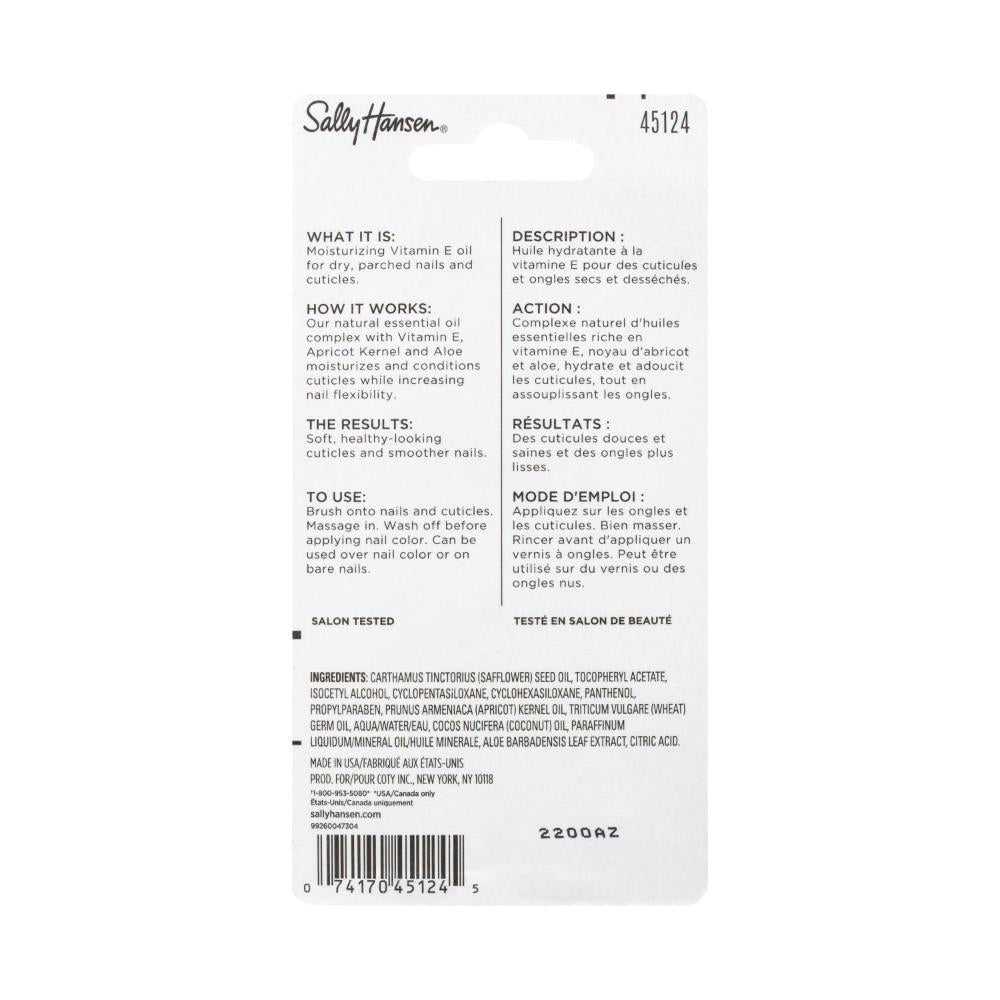 Sally Hansen Vitamin E Nail & Cutie Oil - 13.3mL