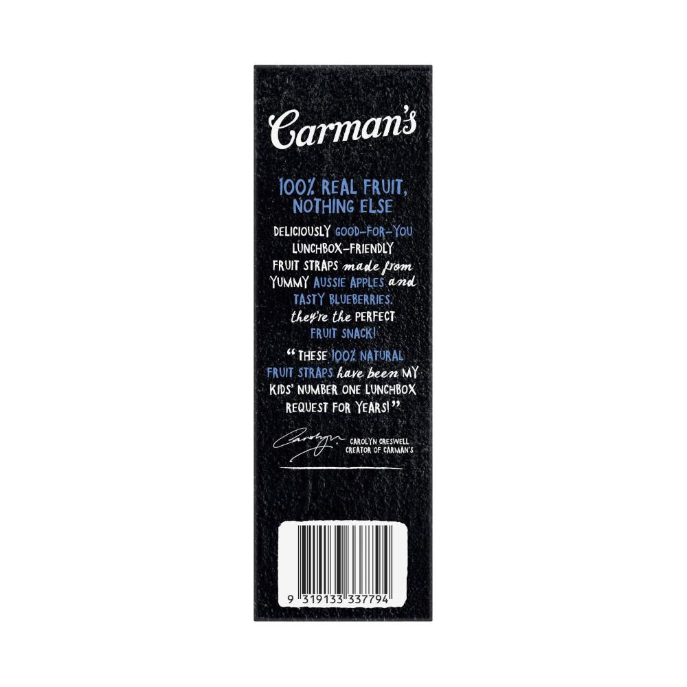 Carman's Fruit Straps Apple & Blueberry - 70g
