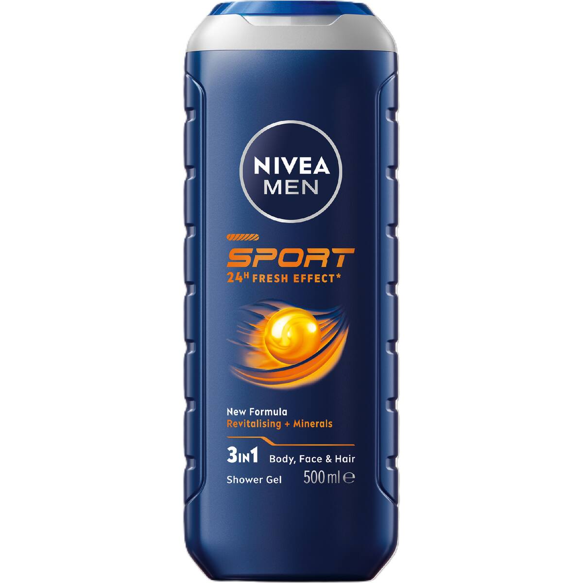 Nivea Men Sport Shower Gel & Body Wash 24 Hour Effect 500ml
